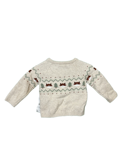 Baby's Boy's Christmas Jumper  Age 3/6mths