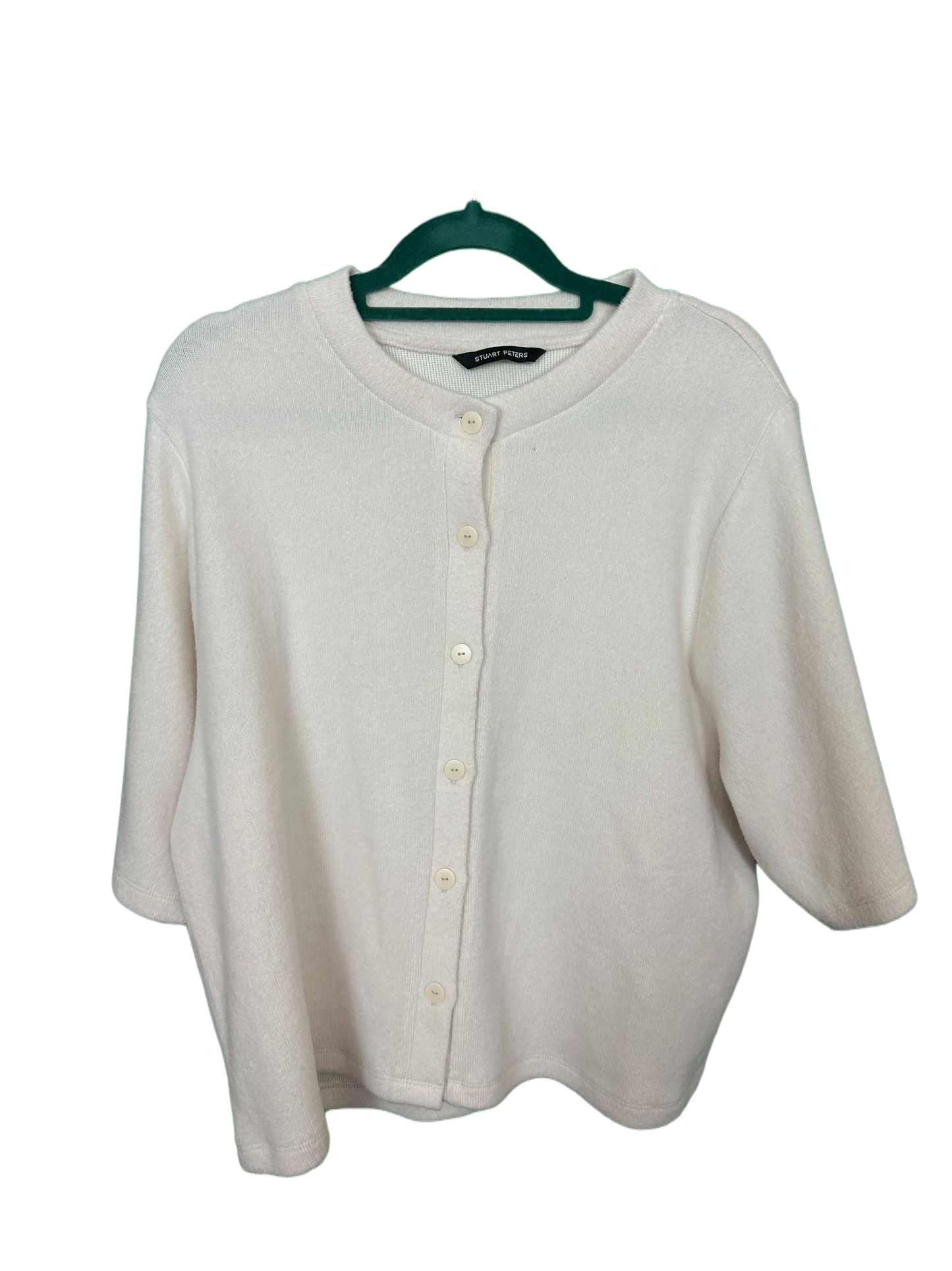 Woman's Short Sleeved Cardigan Size 12