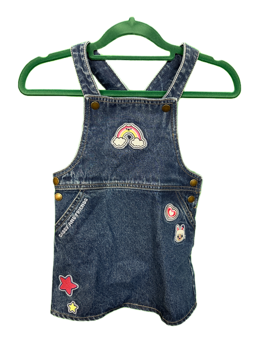 Girl's Denim pinafore