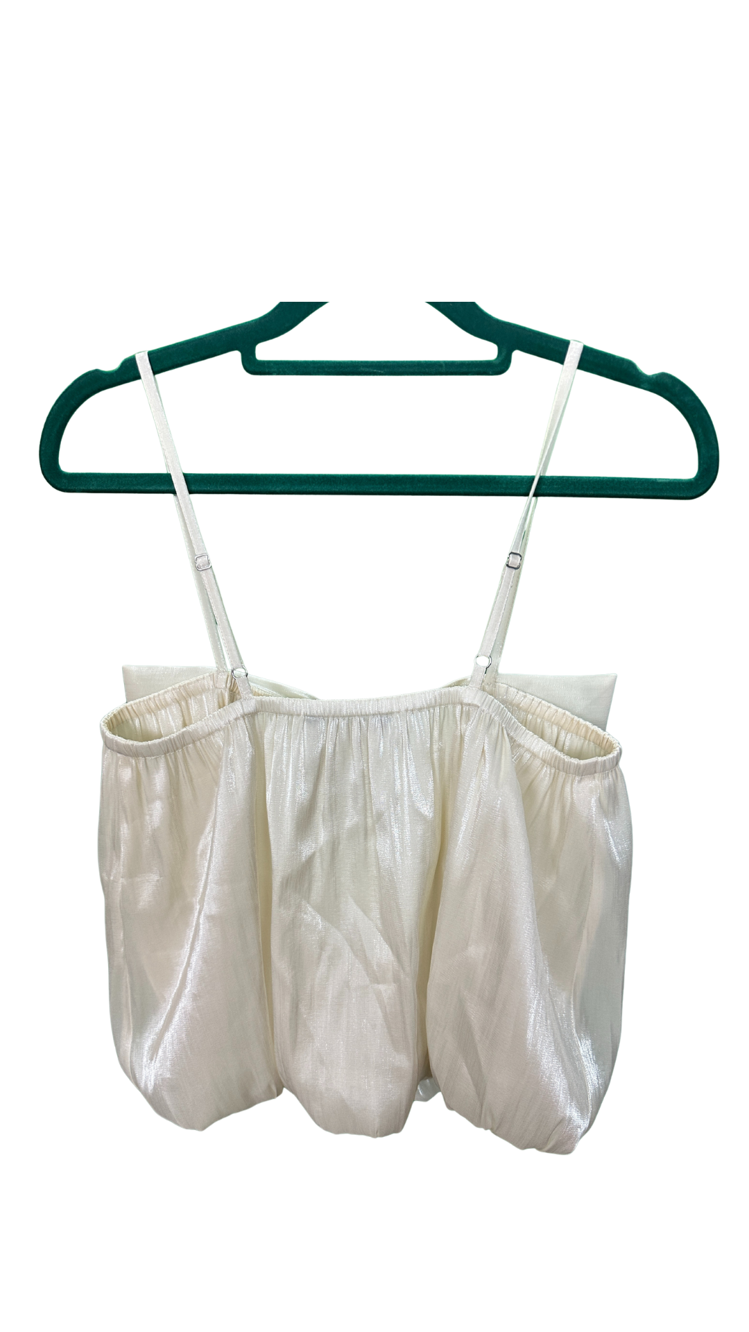 Satin evening top