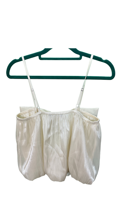 Satin evening top